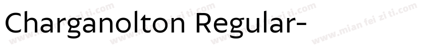 Charganolton Regular字体转换